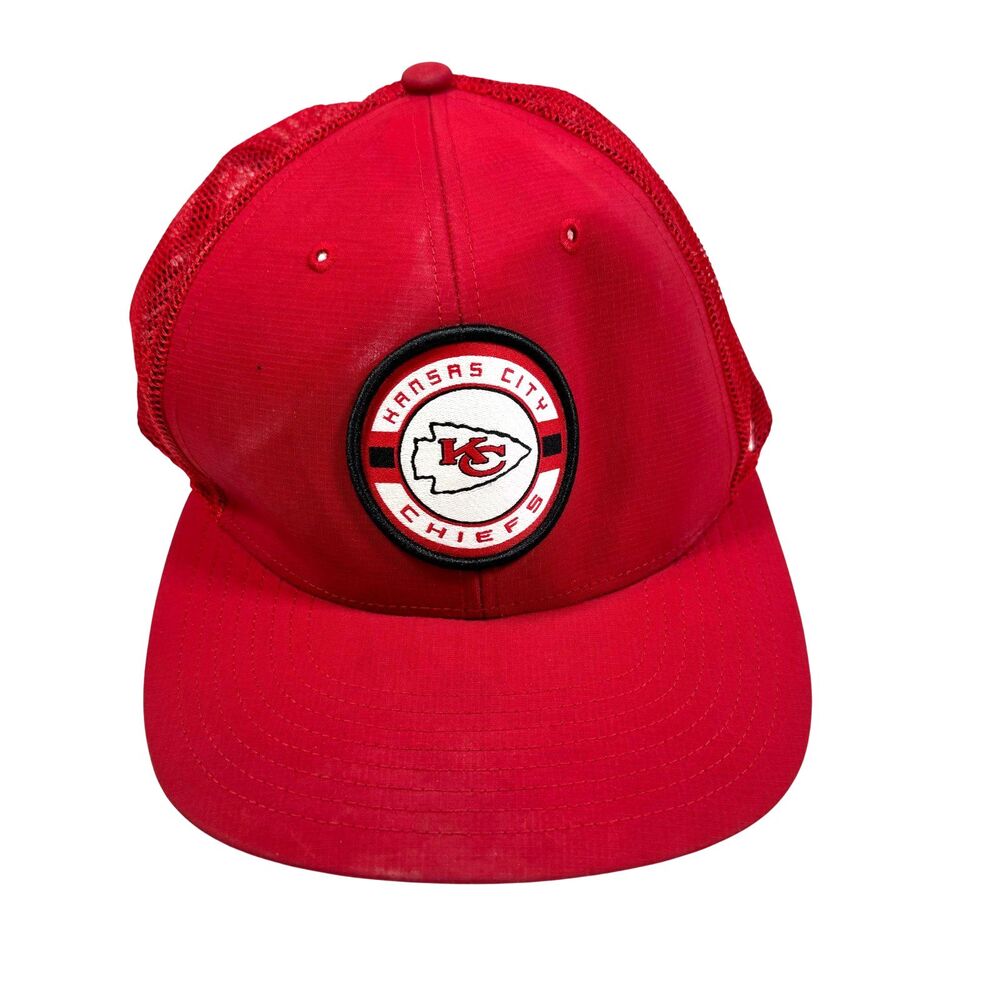 Kansas City Chiefs Hat NFL Trucker Mens Mesh Cap Snapback Adjustable ‘47 Brand